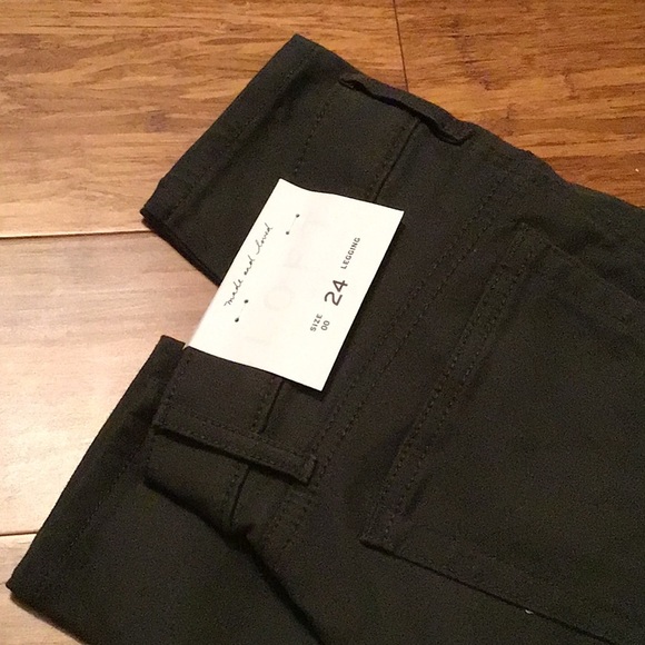 LOFT 5 Pocket Sateen Cargo Leggings - Picture 6 of 6